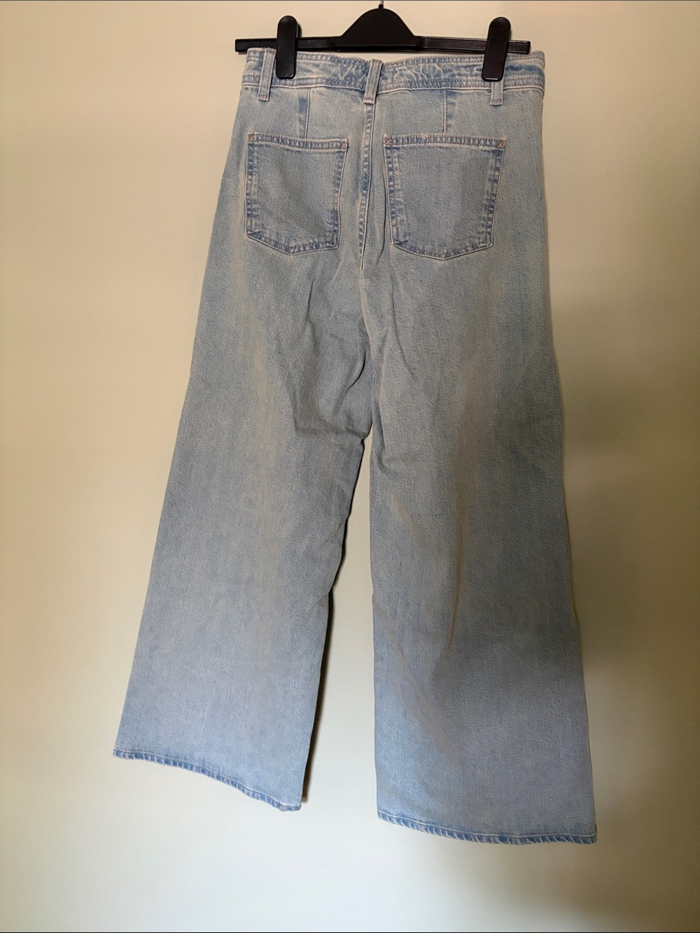 Universal Thread Sailor Wide Leg Light Wash Jeans 6 - Picture 4 of 6